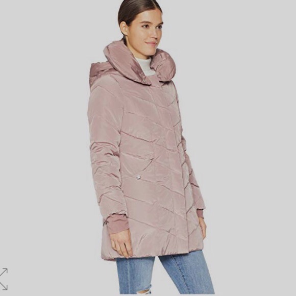 w/TAG STEVE MADDEN Mid Length PUFFER Coat Jacket - Picture 2 of 7